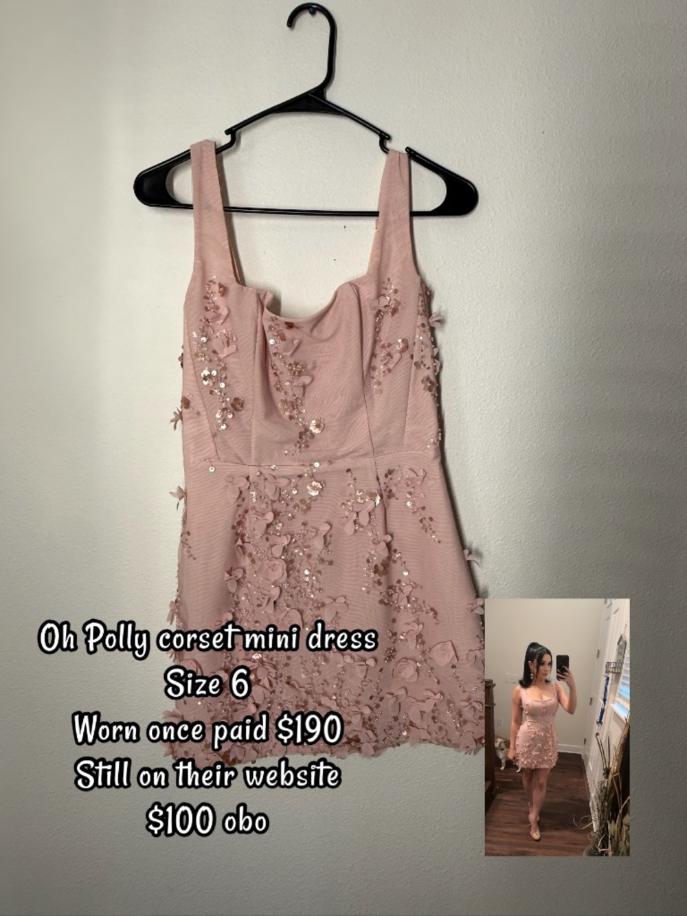 Oh Polly mini corset dress